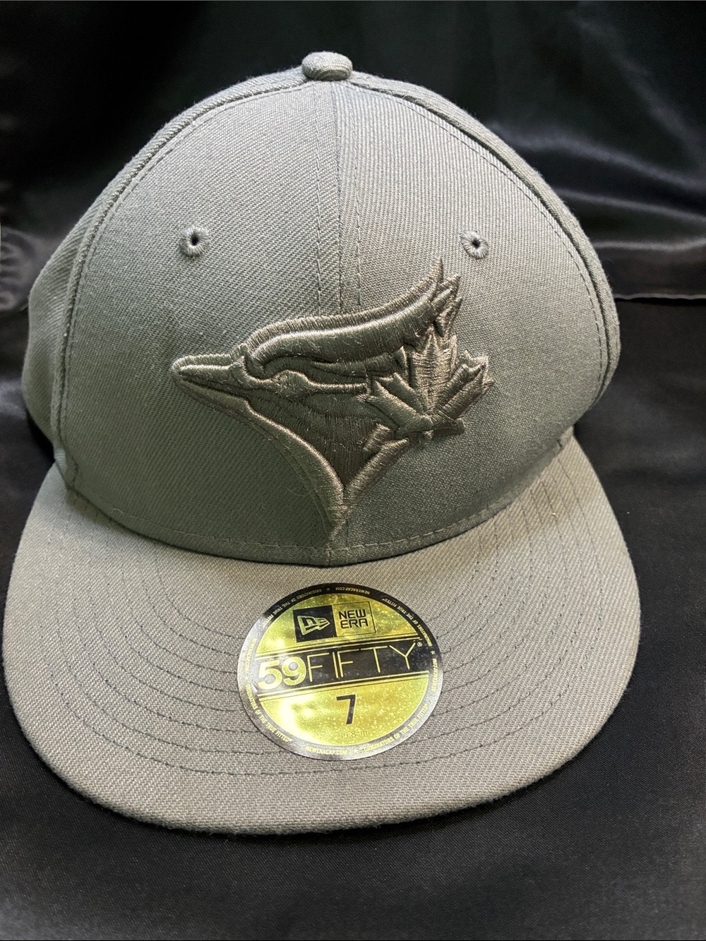 New Era Gray Toronto Blue Jays Fitted Hat
